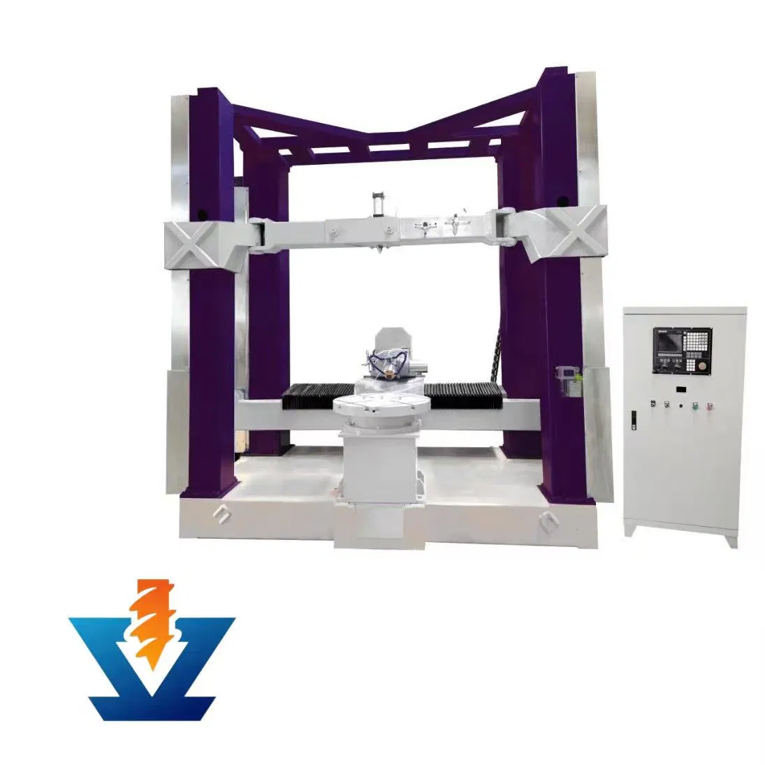 5-Axis CNC laserski stroj za graviranje za kamen, mramor, drago kamenje - za vaze, skulpture i umjetnine